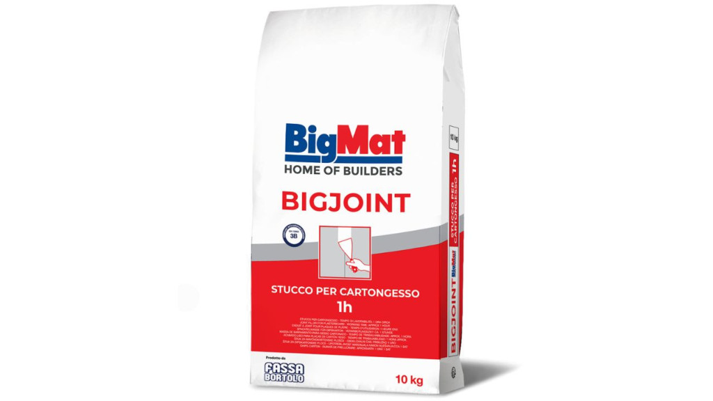 BIGJOINT: il nuovo stucco per cartongesso a marchio BigMat