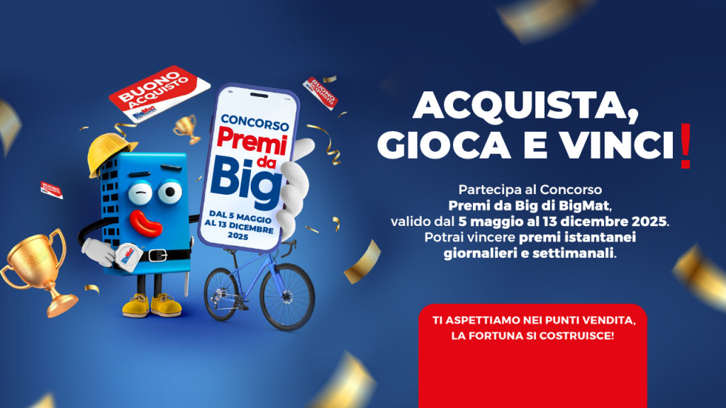 Il concorso Premi da Big entra nella Fase 4