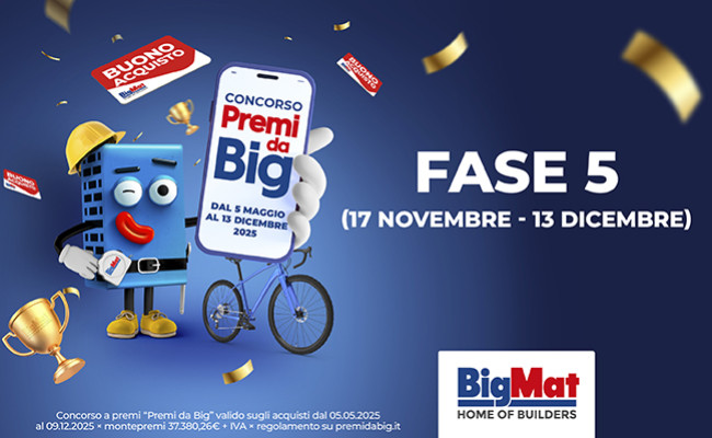 Fase 5 del concorso Premi da Big