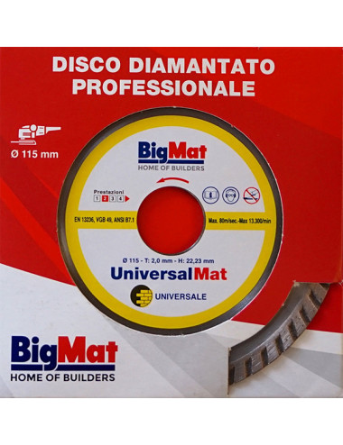 Disco diamantato universale...