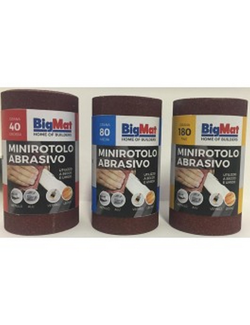 Set 126 Tamburi Abrasivi Con Mandrini – Grana 120 Per Utensili Rotanti | 3 Diametri