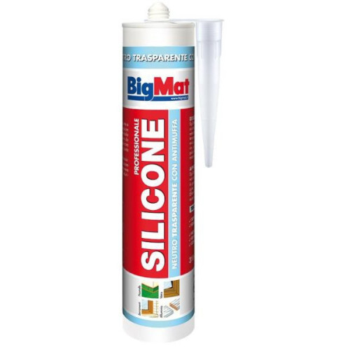 BIGMAT SILICONE NEUTRO 310 ML trasparente