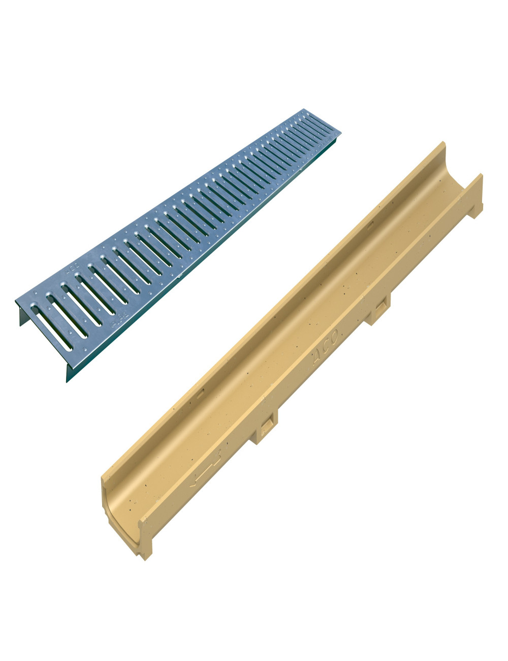 GRIGLIA ZINCATA PER CANALETTA 99,5x12,6cm - FERRO PEDONABILE PER DRENAGGIO ACQUE - Foto 9