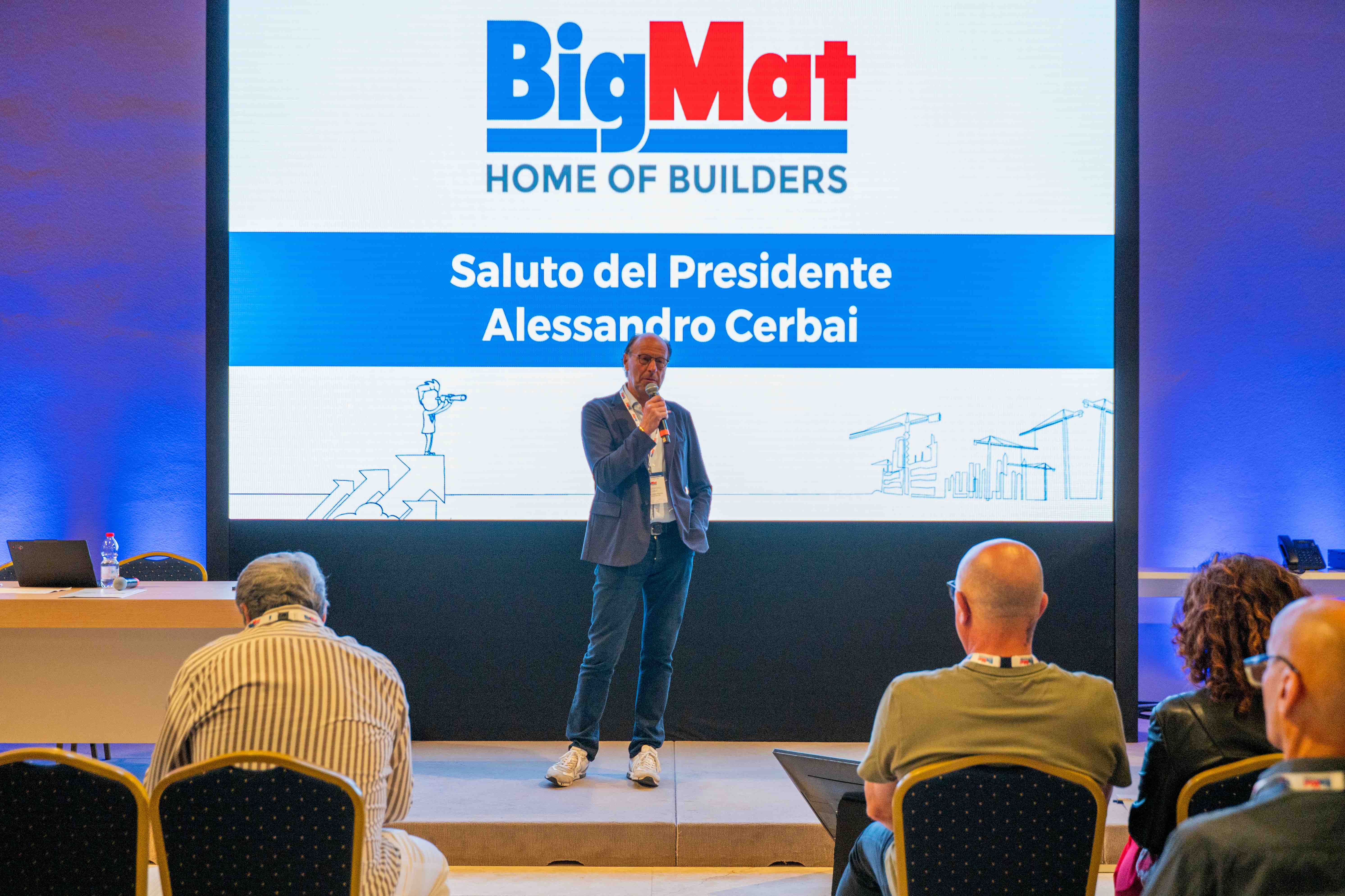 Il presidente di BigMat Italia, Alessandro Cerbai