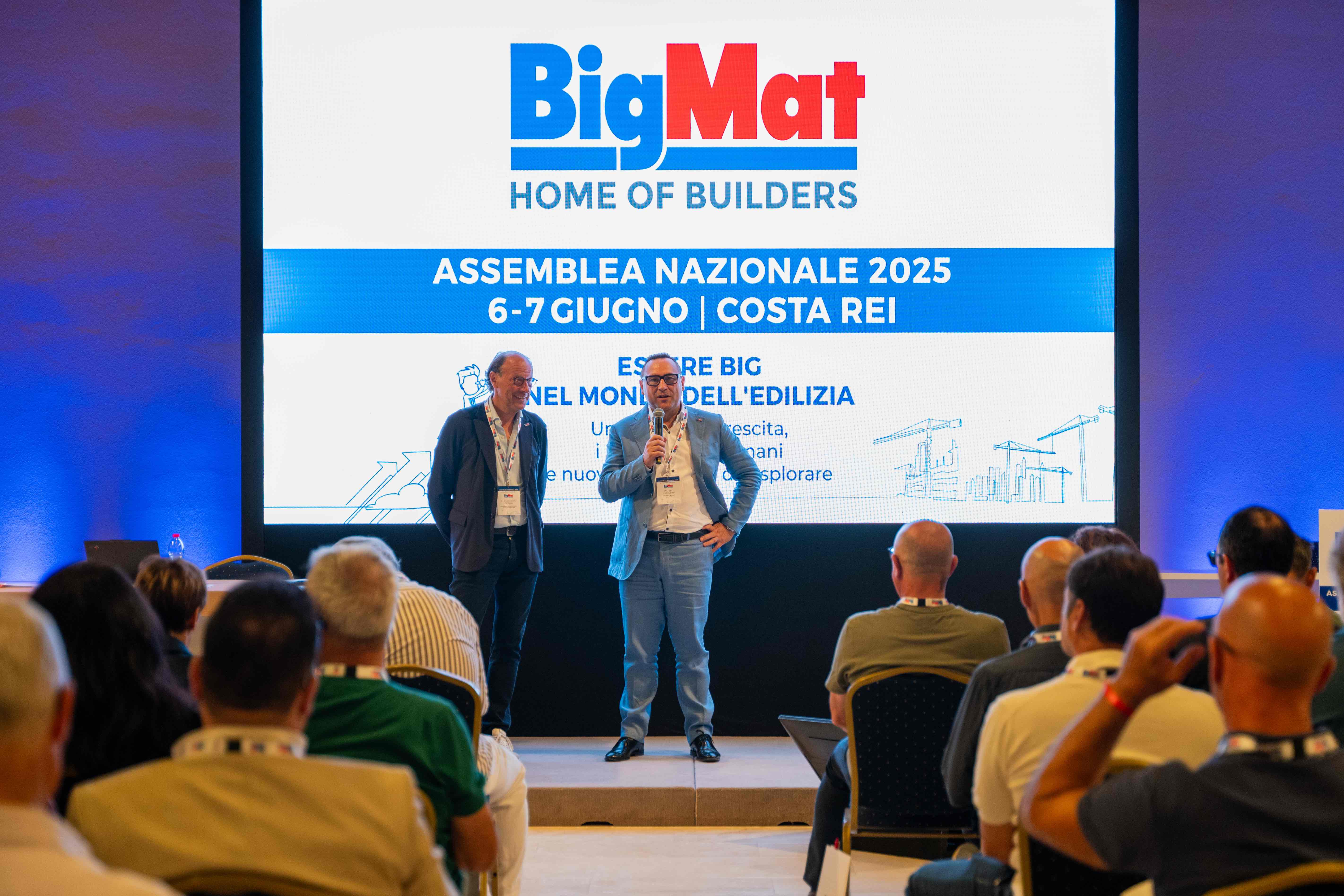 Da sinistra Alessandro Cerbai, presidente BigMat Italia, e Matteo Camillini, Managing Director BigMat Italia e International