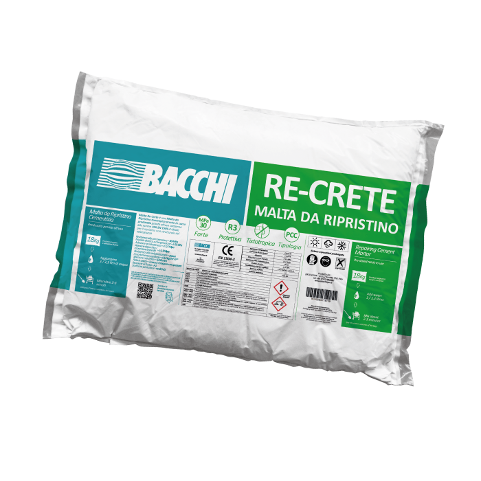 Malta da ripristino Bacchi Re-Crete