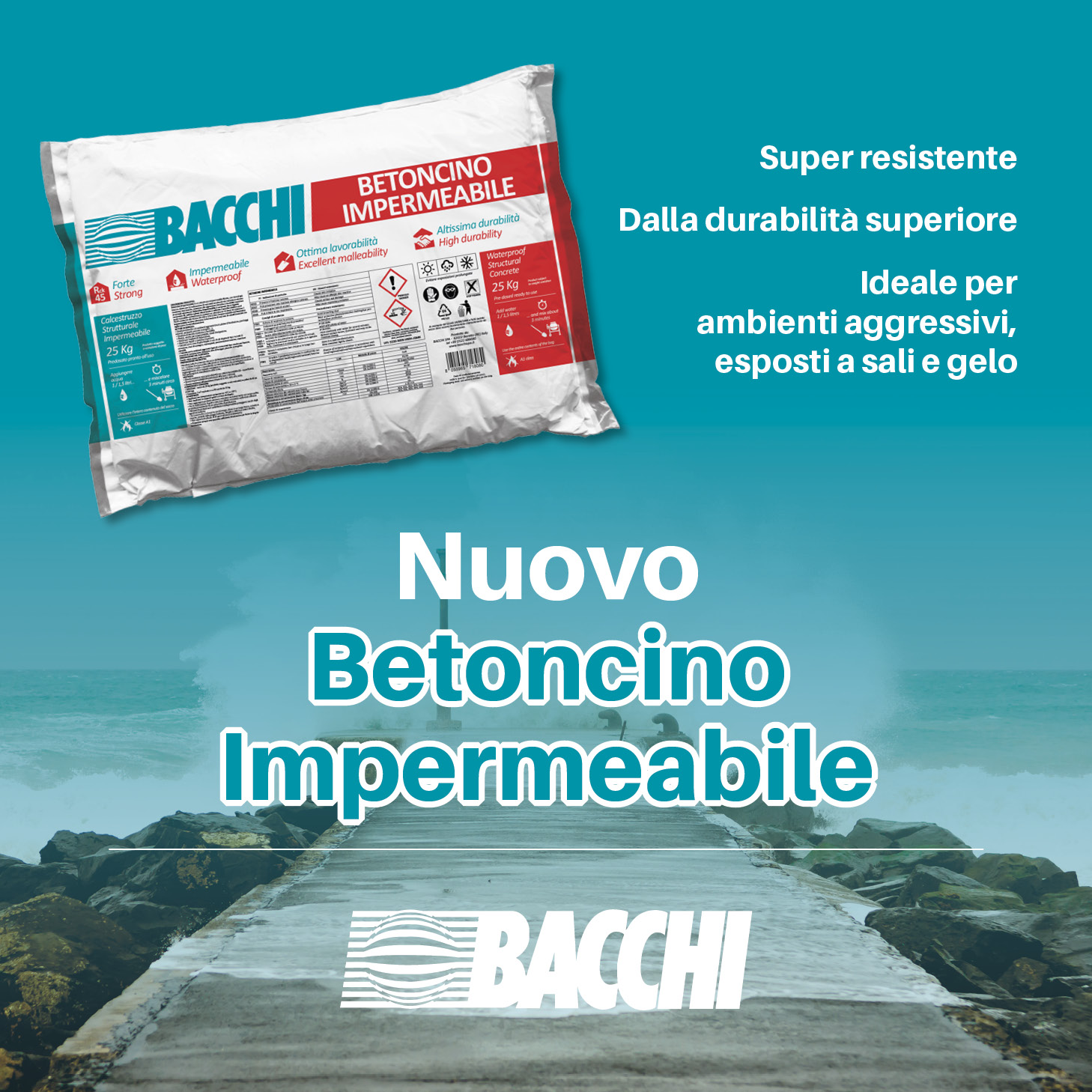 BigMat Bacchi Betoncino impermeabile rivendite edili