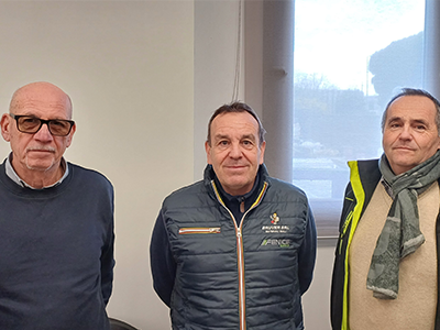 Pierluigi Berti, Claudio Persi Paoli e Alessandro Zumiri bigmat bruver ingrsso in bigmat