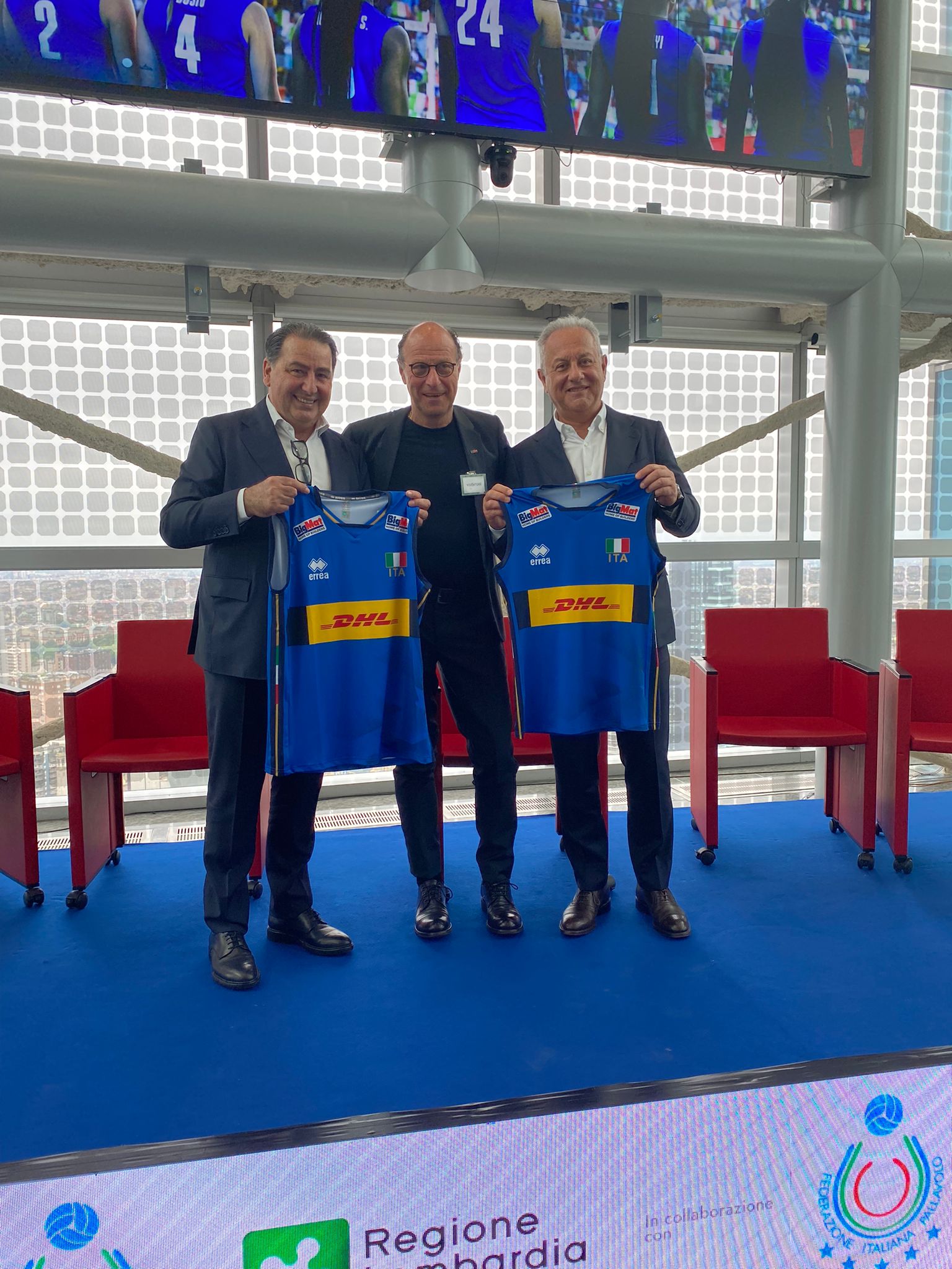Bigmat Fipav presentazione maglia Camillini Cerbai