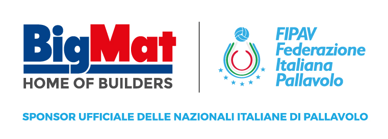 Logo BigMat e Federazione Italiana Pallavolo 2026
