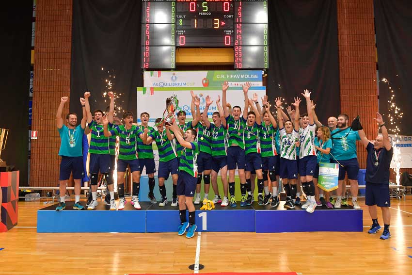 Premiazione giovani giocatori di pallavolo
