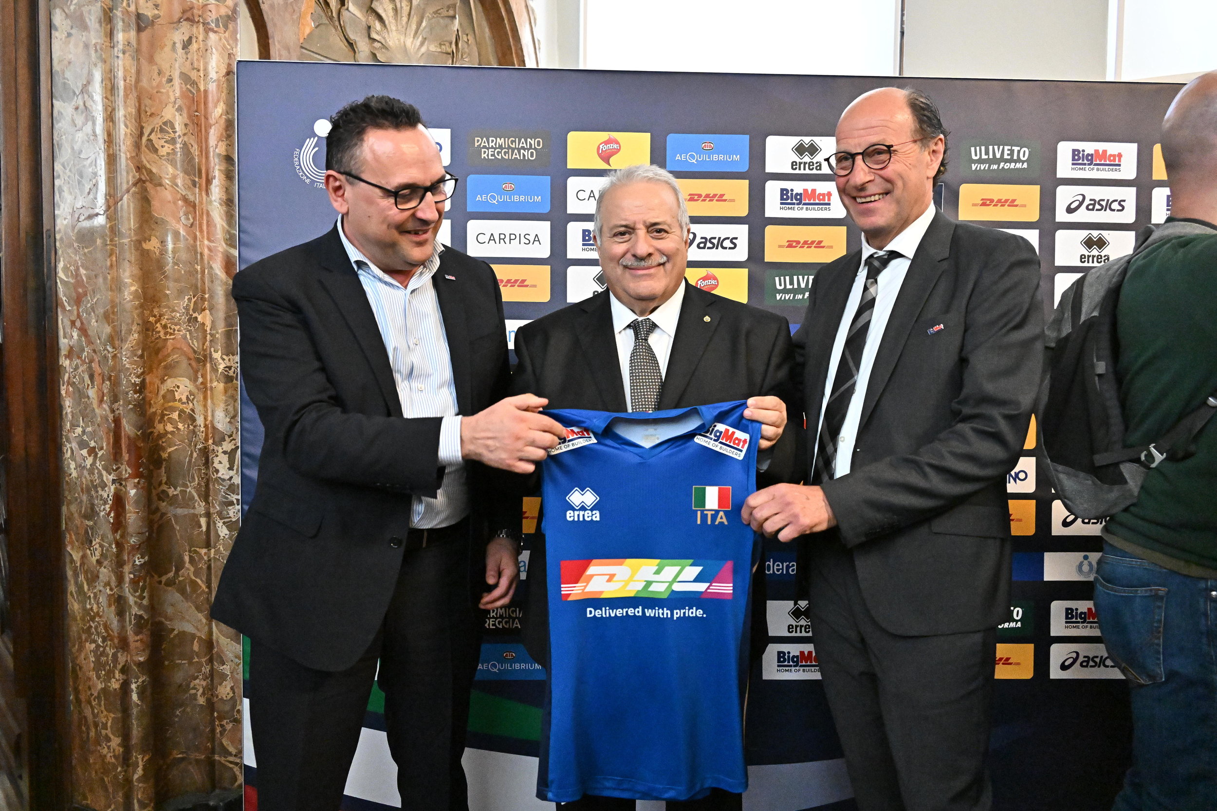 Bigmat Fipav presentazione maglia Camillini Cerbai