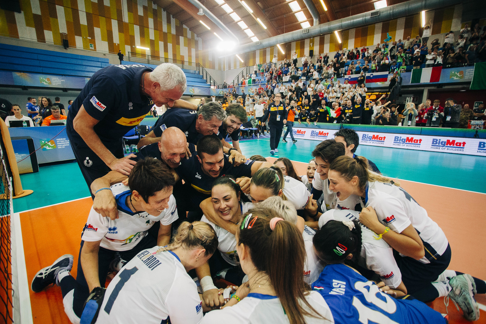 bigmat nazionale sitting volley femminile europeo campionesse europee