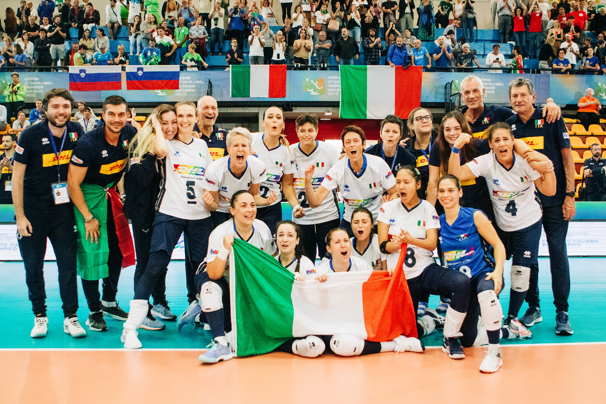 bigmat nazionale sitting volley femminile europeo campionesse europee