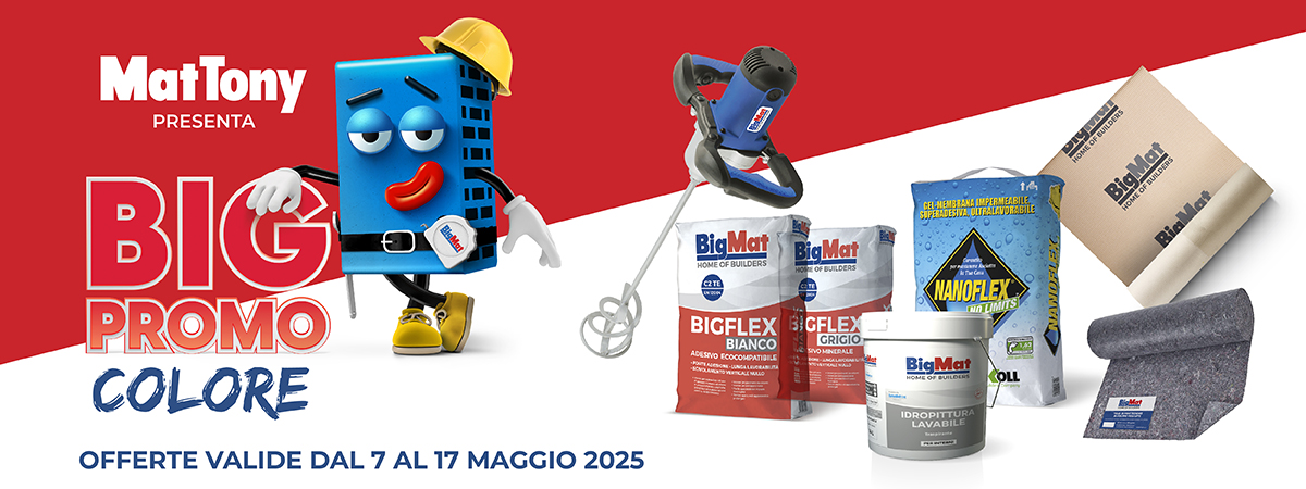 promozione prodotti colore bigmat Big promo colore dal 7 al 17 maggio 2025