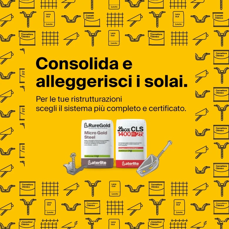 Consolida e alleggerisci i solai