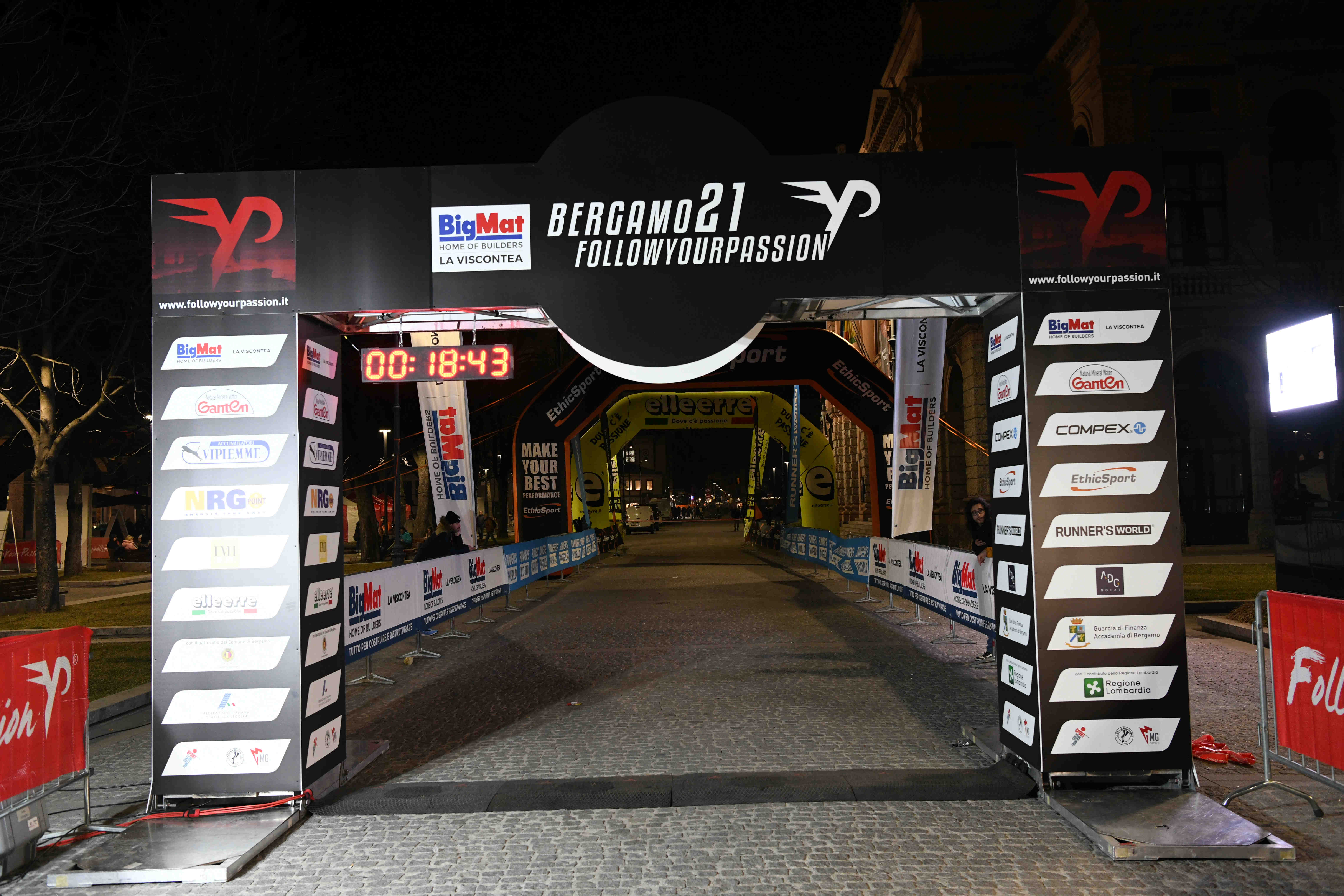 bigmat la viscontea bergano 21 half marathon mezza maratona bergamo