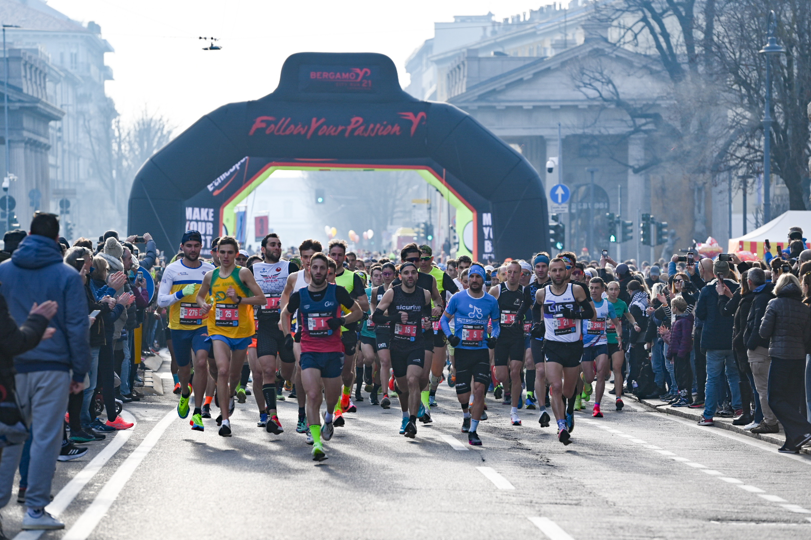 bigmat la viscontea bergano 21 half marathon mezza maratona bergamo